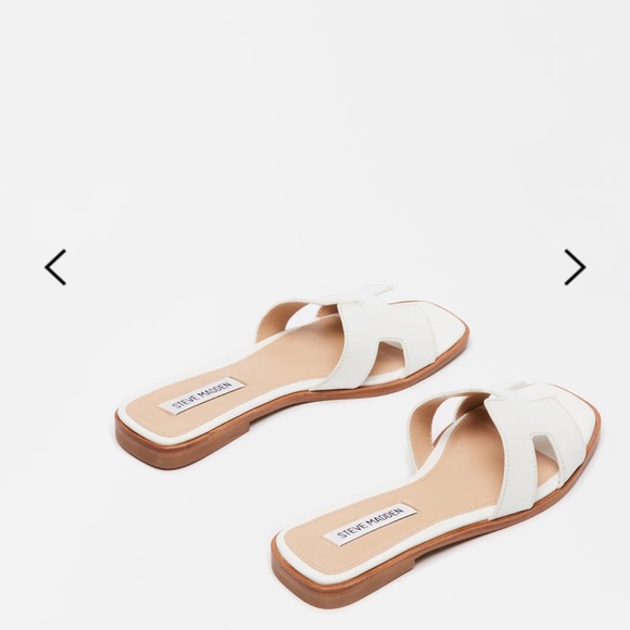 Steve madden white flats. Size is 10. - Picture 4 of 8